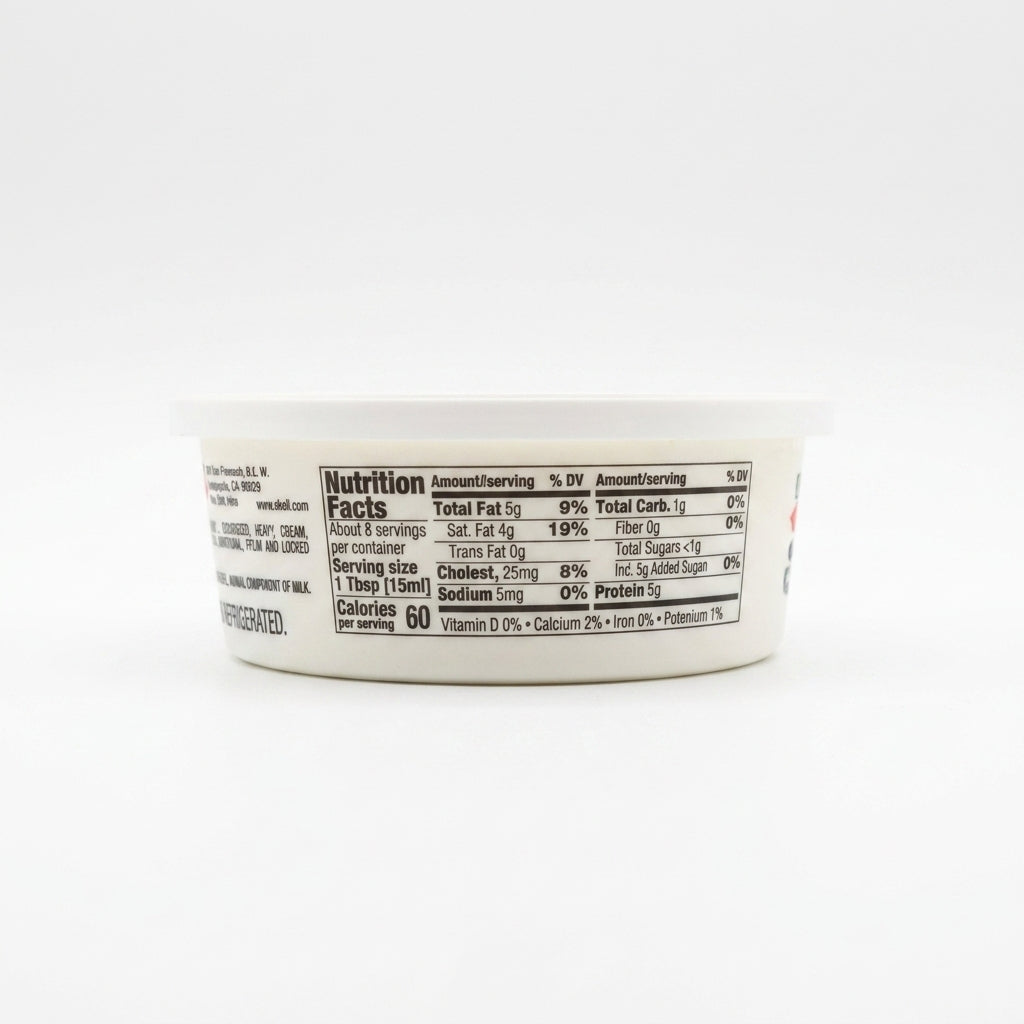 Abali Sarshir Fresh Cream 8 oz - Grade A Persian Clotted Cream