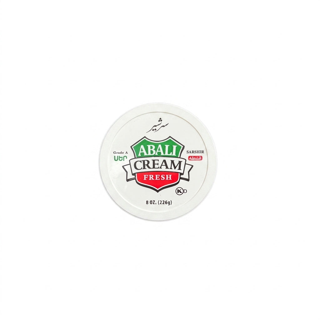 Abali Sarshir Fresh Cream 8 oz - Grade A Persian Clotted Cream
