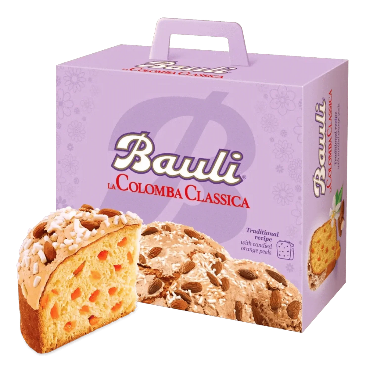 La Colomba Classica  -  Traditional Italian Easter Cake with Candied Orange and Almond Glaze