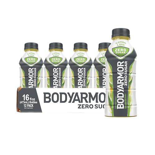 Bodyprotective Covering Zero Sugar Lemon Lime, Sugar Free Sports Drink - Low-Calorie Hydration - Natural Flavors With Potassium Packed Electrolytes, Antioxidants, And B-Vitamins, 16 Fl Oz (Pack Of 12)