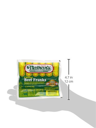 Nathans, Skinless Franks, 12 oz