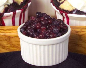 Fresh Frozen Wild Blue Huckleberries By Northwest Wild Foods - Healthy Antioxidant Fruit Diet - For Smoothies, Pies, Jams, Syrup