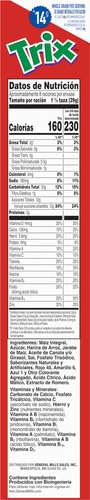 Trix, Cereal, Fruit Flavored Corn Puffs, 10.7 Oz