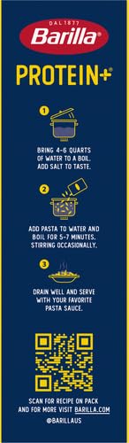 Barilla Protein+ Elbows Pasta, 14.5 Oz (Pack of 4)