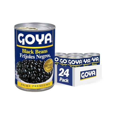 Goya Foods Black Beans, 15.5 Ounce (Pack Of 24)
