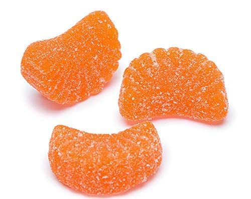 The Nutty Fruit House Fruit Slice Jelly Wedge Gummy Candies (Orange Wedge, 5 Pound (Pack Of 1))