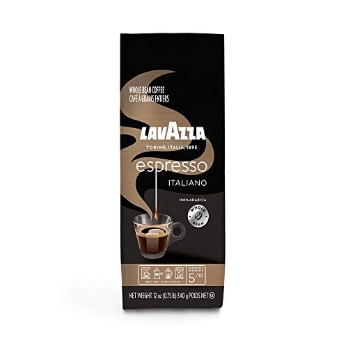 Lavazza Espresso Italiano Whole Bean Coffee 100% Arabica Rich-Bodied Medium Roast With Delicious, Fragrant Flavor And Aromatic N