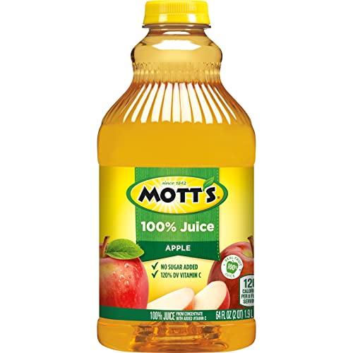 Motts 100% Original Apple Juice, 64 fl oz bottle