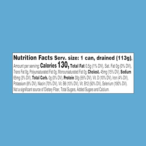 StarKist Selects No Salt Added Chunk White Albacore Tuna in Water - 4.5 oz Can (Pack of 5)