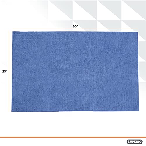 Superio Microfiber Squeegee Towel Extra Large Miracle Cloth 20 X 30 Streak Free Microfiber Floor Cloth-Rag For Cleaning House, K