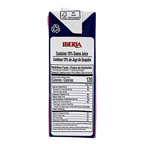 Iberia Guava Nectar, 6.8 Fl Oz (Pack Of 24)