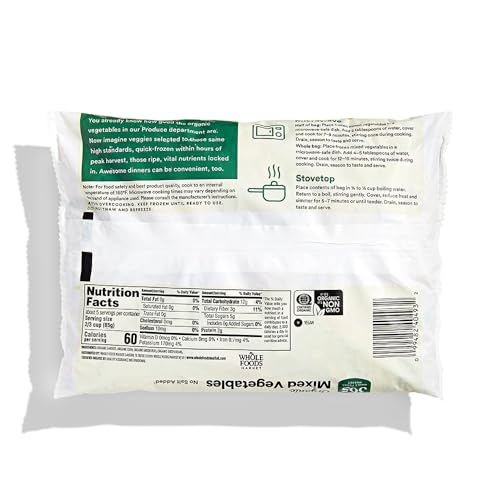 365 Everyday Value, Organic Mixed Vegetables No Salt Added, 16 oz, (Frozen)