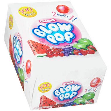 Charms Blow Pop Assorted - 100 Count (6 Pack)