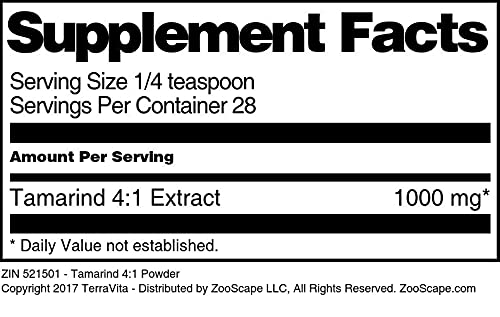 Tamarind 4:1 Powder (1 oz, ZIN: 521501)