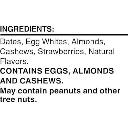RXBAR Protein Bars, 12g Protein, Gluten Free Snacks, Strawberry, 9.1oz Box (5 Bars)