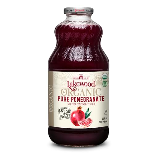 Lakewood, Organic Pure Pomegranate Juice, 32 Fl Oz Bottle