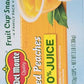 DEL MONTE Diced Peaches FRUIT CUP Snacks in 100% Fruit Juice, 12 Pack, 4 oz