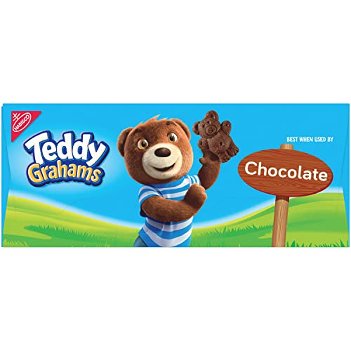 Teddy Grahams Chocolate Graham Snacks,10 Ounce (Pack of 12)
