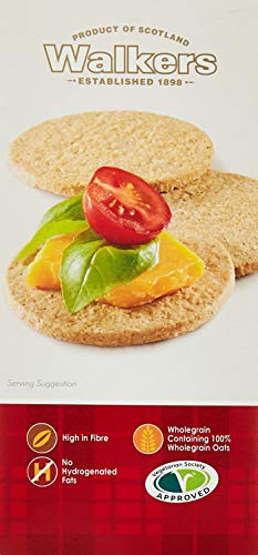 Walker'S Shortbread Traditional Highland Oat Crackers, Scottish Crackers, 9.9 Oz Box