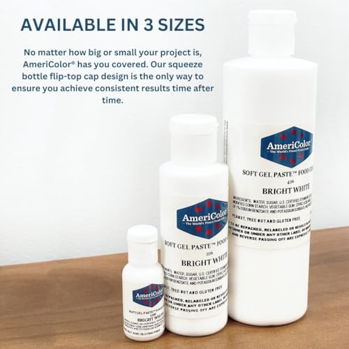 Americolor, Cypress, 0.75 Ounce Bottle, Soft Gel Paste Food Color