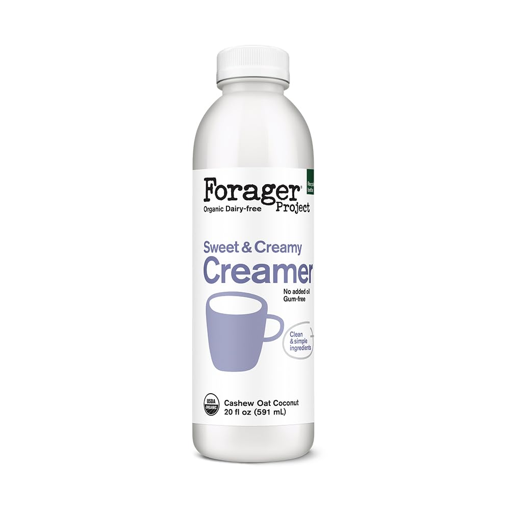 Forager Project Organic Dairy Free Creamer, Sweet & Creamy, 20 Fl Oz