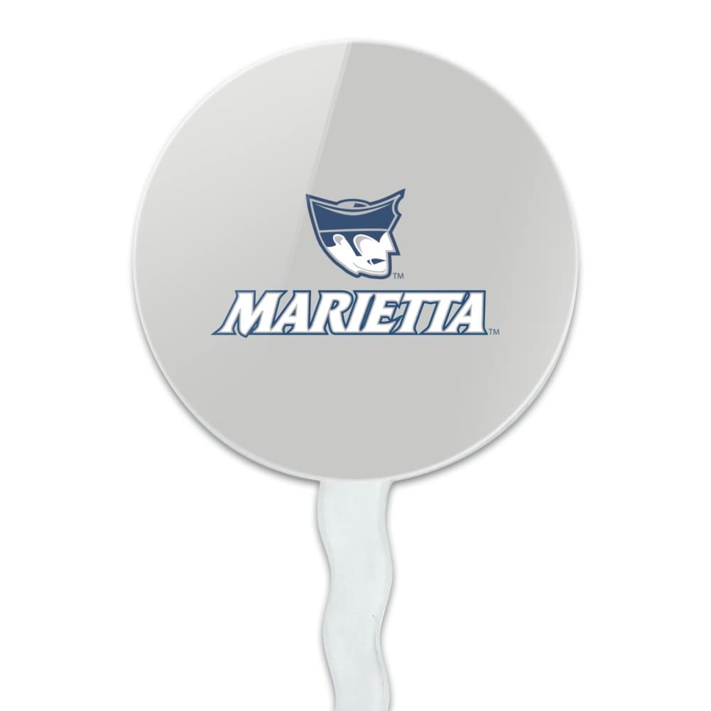 Marietta College Secondary Logo Cupcake Picks Toppers Decoration Set Of 6