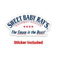 Sweet Baby Rays No Sugar Added Bbq Sauce - Sweet & Spicy Flavor, 18.5 Oz Bottle, Perfect For Grilling And Dipping - Pack Of 3 -