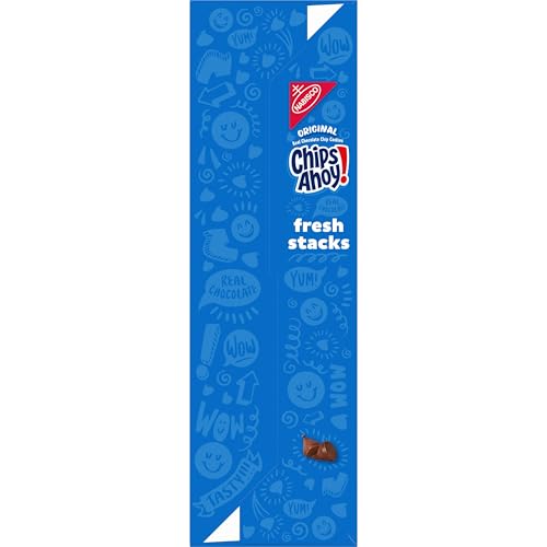 CHIPS AHOY! Fresh Stacks Original Chocolate Chip Cookies, Bulk Travel Snacks, 6 Boxes (24 Multi Snack Packs)