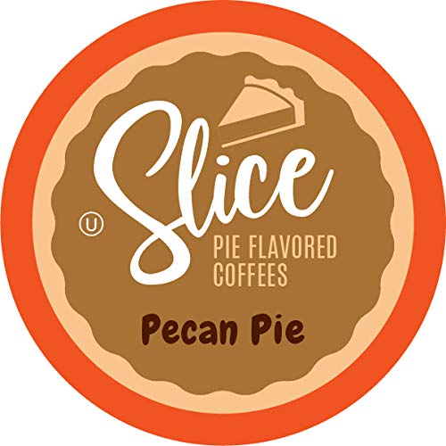 Slice Coffee Pecan Pie Coffee Compatible with K Cup Brewers, 40 Count