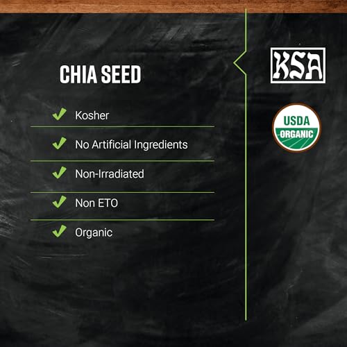 Frontier Herb Chia Seed, Organic, Whole, Bulk, 1 Pound