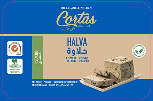 Cortas - Premium Halva With Pistachio, 1 Lb (454G)
