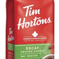 Tim Hortons 100% Arabica Medium Roast, Decaffeinated, Ground Coffee, 12 Ounce (Pack of 2)