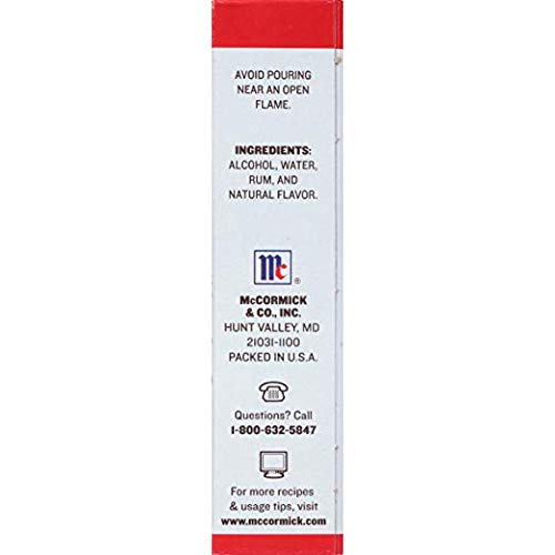 McCormick spirit-inspired flavor Extract, 1 Fl Oz Bottle, Ideal for Baking and Cooking
