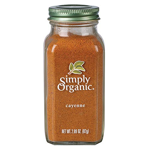 Simply Organic Cayenne Pepper, Certified Organic, 2.89 oz, Pack of 12, Capsicum annuum L.