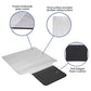 Flash Furniture Jackson Sit Or Stand Mat Anti-Fatigue Support Combined With Floor Protection (36' X 53')