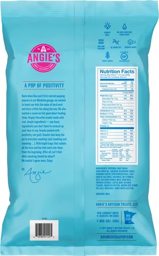 Angies BOOMCHICKAPOP Caramel and Cheddar Mix Popcorn, 6 Oz (Pack of 2)