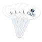 GRAPHICS & MORE Cupcake Toppers Set of 6 - University of Arkansas Fort Smith, Acrylic, Heart Love Design, One Size