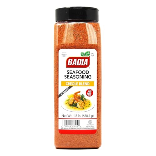 Badia Blackened Seafood Seasoning Creole Blend 1.5 Pound - Savory Blend, Bold Southern Flavor, No MSG