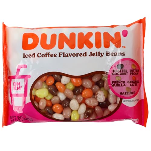 Dunkin Iced Coffee Easter Jelly Beans, 12 oz Bag (Pack of 2)