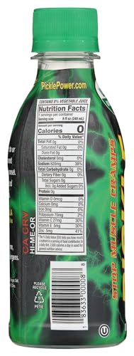 Pickle Juice Energy Drink, 8 Fluid Ounces (Pack Of 12)