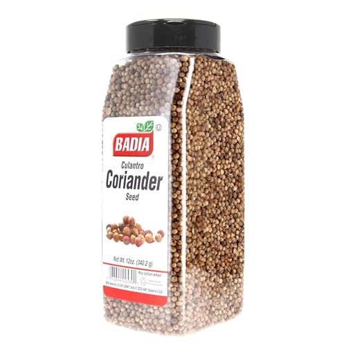 Badia Coriander Seeds Whole, Bright Citrus Flavor, 12 oz, Original Version