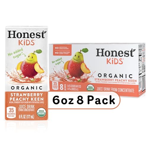 Honest Kids, Strawberry Peachy Keen, 48 Fl Oz