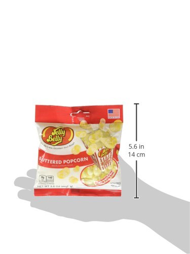 Jelly Belly Buttered Popcorn (3.5 Ounces) (Pack of 2)
