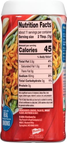 Frenchs Original Crispy Fried Onions, 2.8 Oz