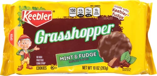 Keebler Grasshopper Mint Cookies, 10 Oz. (Pack of 2)