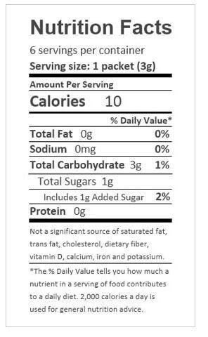 True Citrus Lemon Iced Tea Mix - Instant Powdered Drink Packets, 6 Count (Pack of 4)