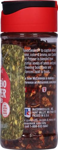 McCormick Crushed Jalapeo Pepper, 1.37 oz (Pack of 2)