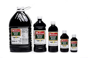 Molina Mexican Vanilla Extract - 133.3 FL oz (4000 ml) - Pure Flavor for Baking and Cooking