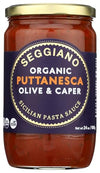 SEGGIANO Organic Puttanesca Pasta Sauce, 24 OZ