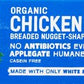 Applegate, Organic Chicken Nuggets, 8oz (Frozen)